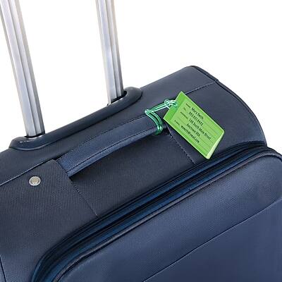 Alt View 2. Excello Global Products - Luggage Tag, 4/Pack - Assorted Colors.