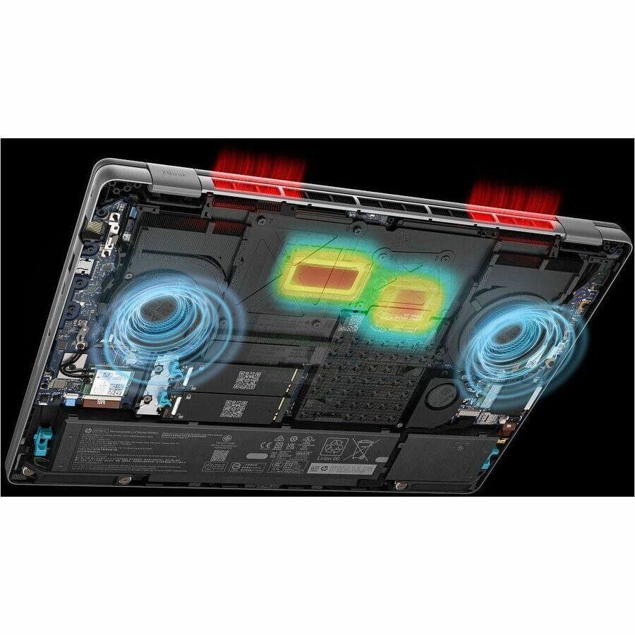 Alt View 1. HP - HP ZBook Fury G1i 16" Mobile Workstation - Intel Core Ultra 9 285HX - 64 GB - 1 TB SSD - Smart Card Reader - Intel Chip - Black.