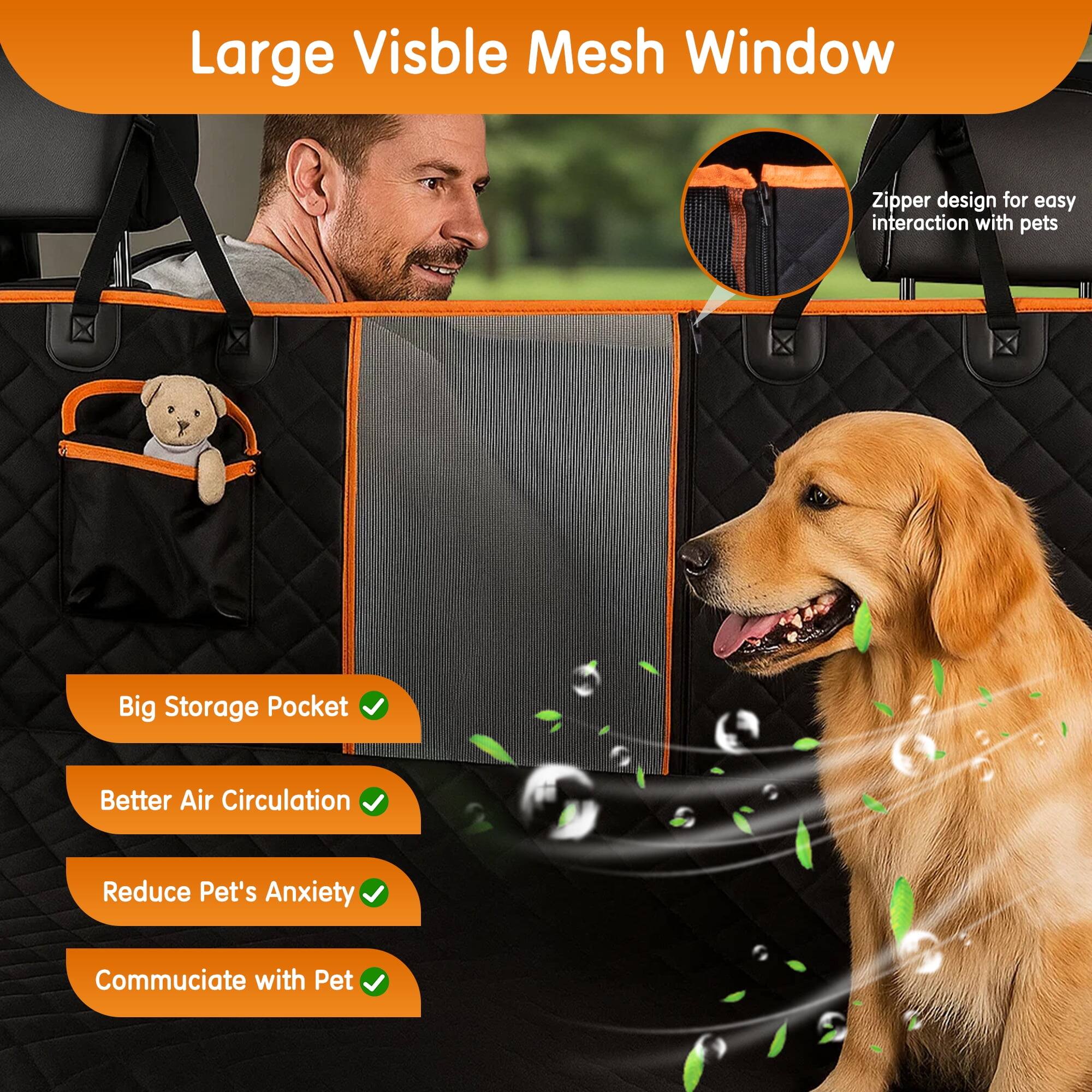 Large Visible Mesh Window Zipper design for easy interaction with pets  
Big Storage Pocket  
Better Air Circulation  
Reduce Pet's Anxiety  
Communicate with Pet