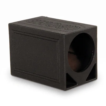 Front. QPower - Q Power QBOMB12TB Single 12" Triangle Ported Car Audio Subwoofer Box Enclosure - Black.