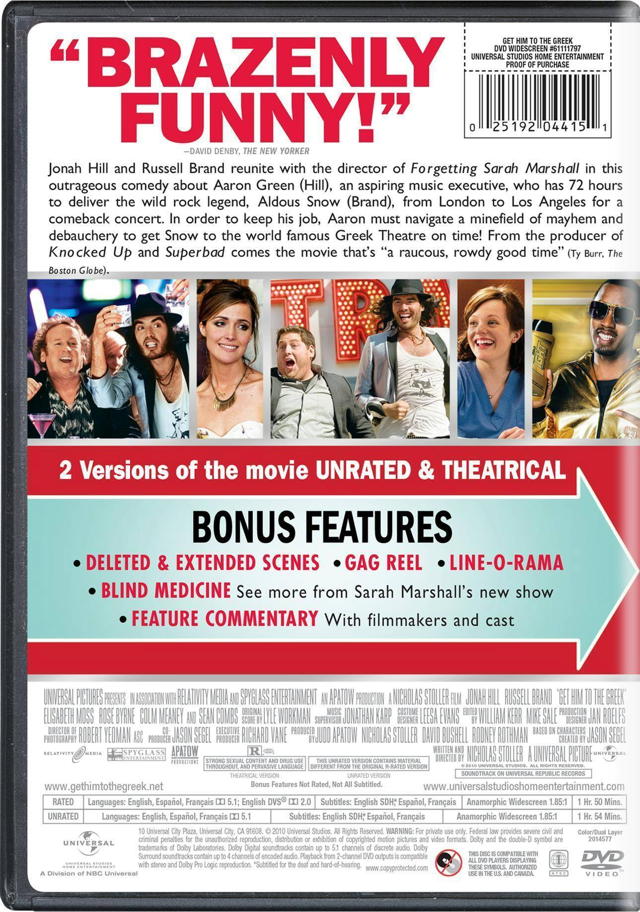 Angle. Get Him to the Greek [DVD].