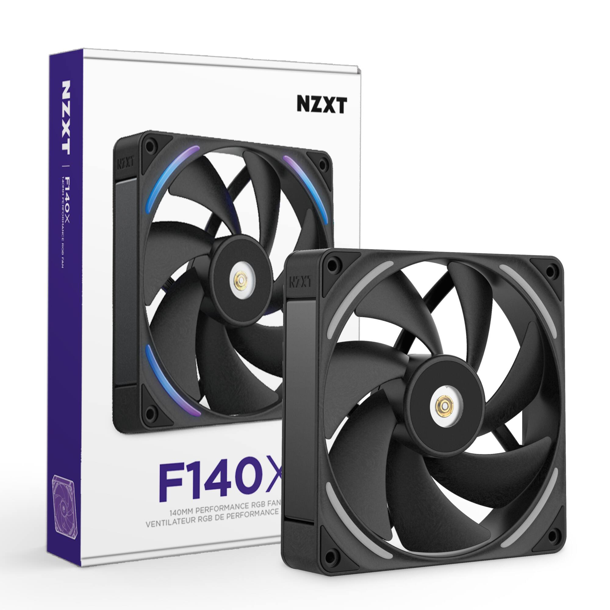 高コスパゲーミングPC,Fortnite,144FPS,Wi-Fi NZXT F140X Performance Fan 140mm PWM RGB Computer Case Fan with