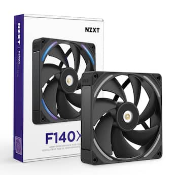 NZXT F140X Performance Fan 140mm PWM RGB Computer Case Fan with NZXT F140X Performance Fan 140mm PWM RGB Computer Case Fan with