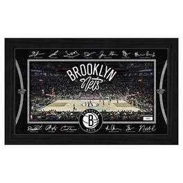 Highland Mint - Brooklyn Nets 2025 Facsimile Signature Court Framed Picture - Multicolor