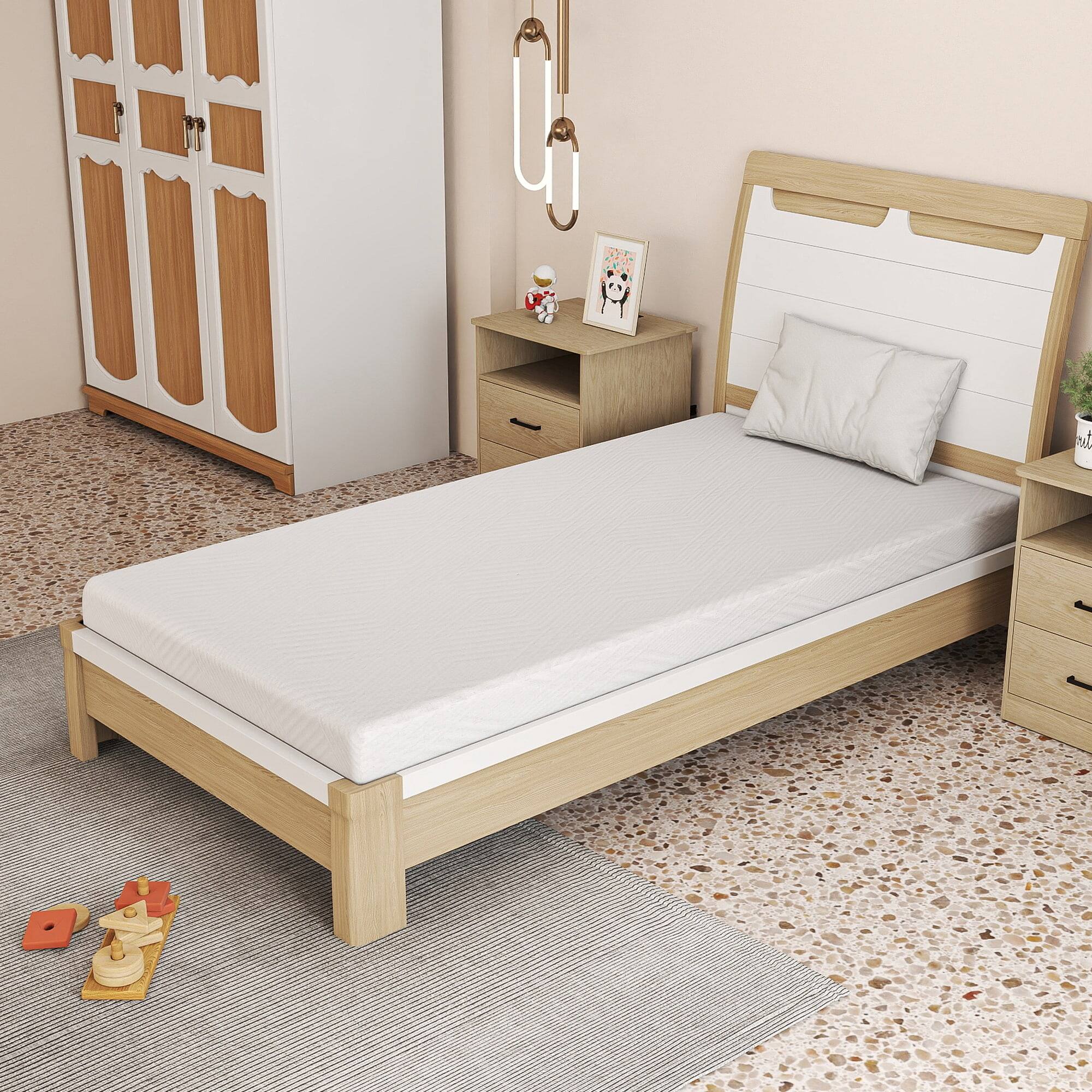 Alt View 6. Kadyn - Tea Memory Foam Mattress, Cooling Gel, Fiberglass-Free, CertiPUR-US Certified, Medium Firm - White.