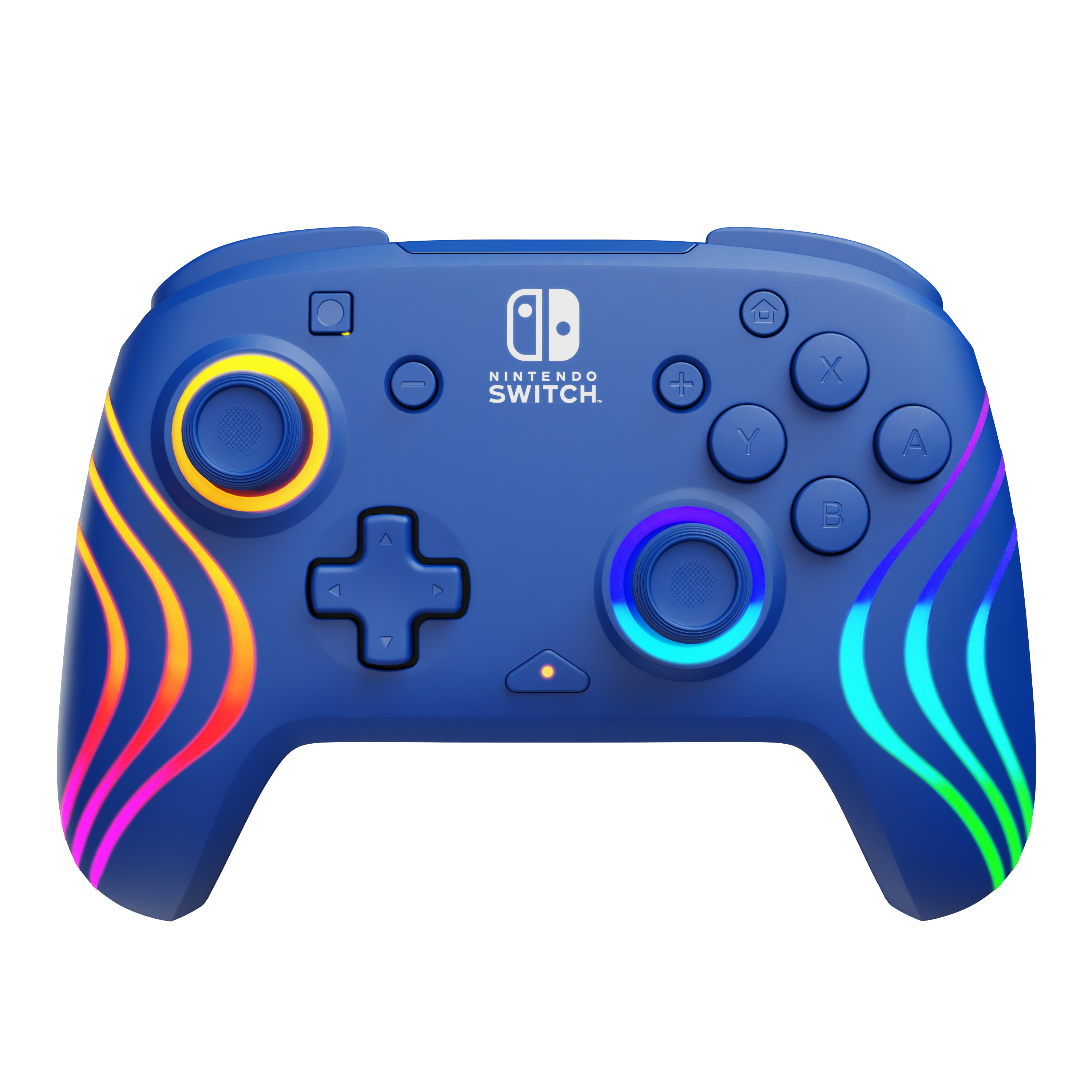 PDP Afterglow™ Wave Wireless Pro Controller with Motion for Nintendo Switch™,  and Nintendo Switch™ OLED Model Blue 500-252-BL - Best Buy