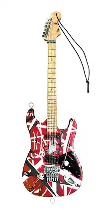 Axe Heaven - Eddie Van Halen Frankenstein Mini Guitar Ornament Collectible Display Model