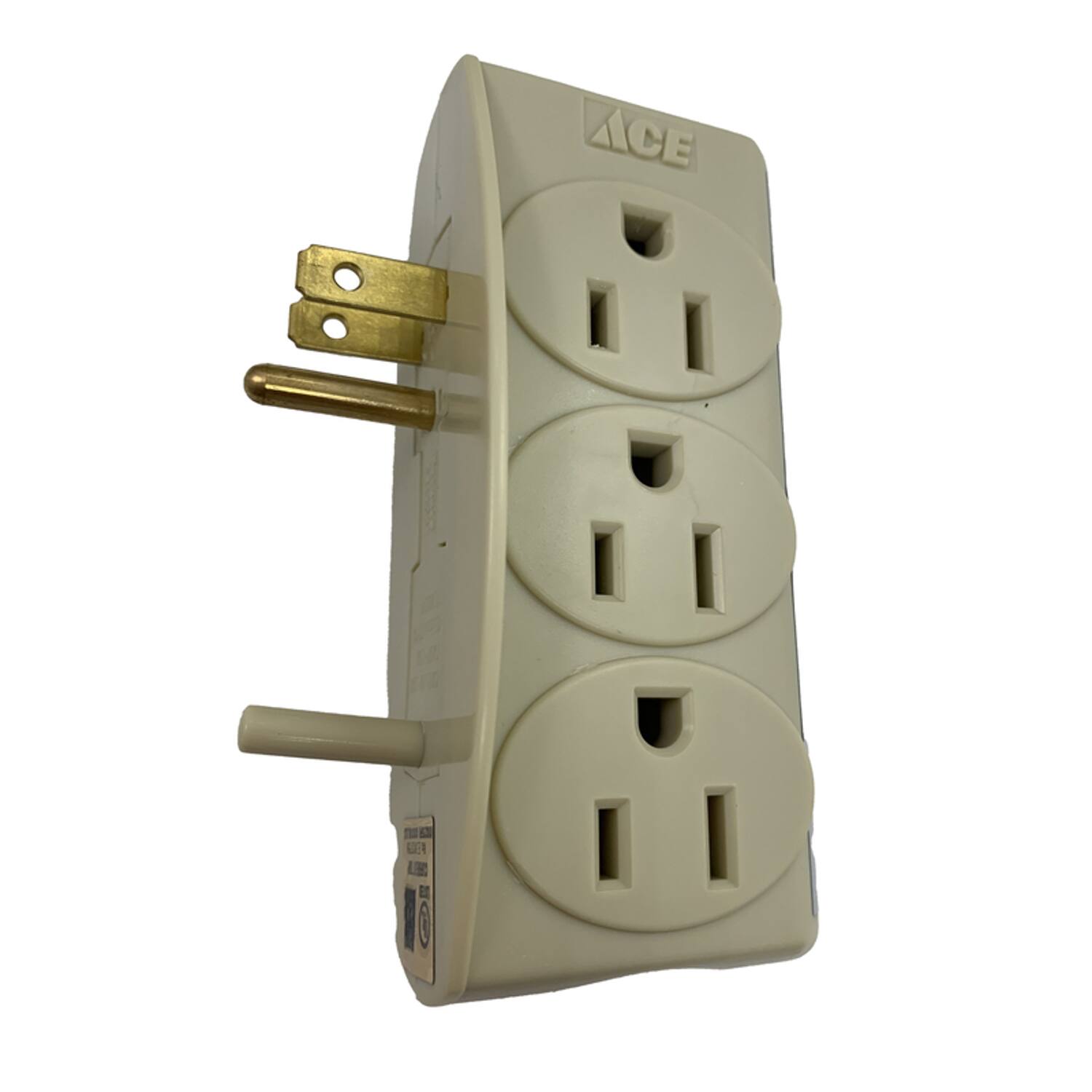 Angle. ProjeX - Projex Grounded 6 outlets Adapter 1 pk.
