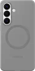Front. Samsung - Galaxy S26+ Silicone Magnet Case - Gray.