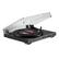 Alt View 4. Mixx - Analog Plus 2-in-1 Record/CD Player, 2-Speed Belt-Drive, Fully Automatic Turntable, Bluetooth, Aux Out, Track Display - Black.