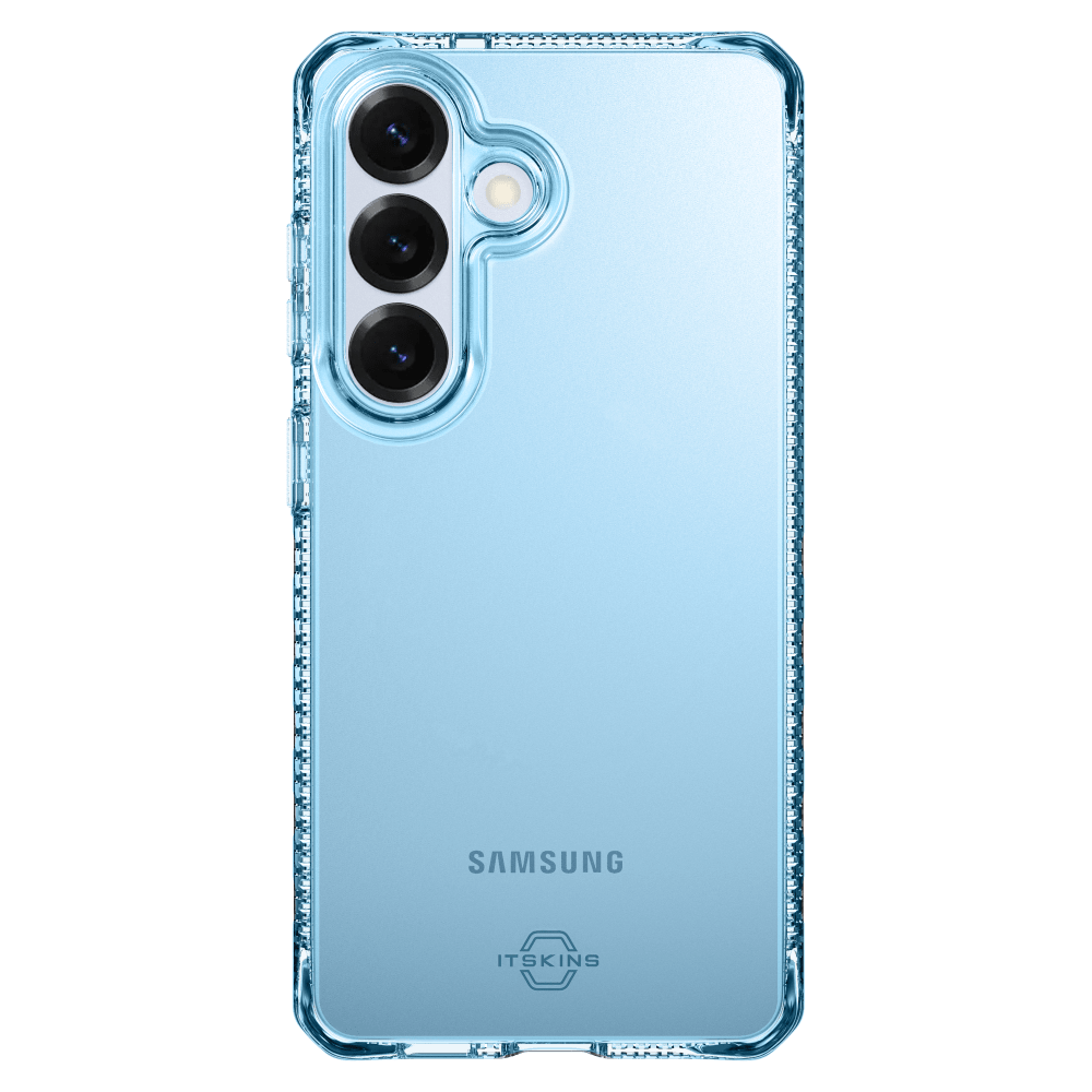 Alt View 1. Itskins - SPECTRUM R // CLEAR Case for Samsung Galaxy S26+ - Light Blue.