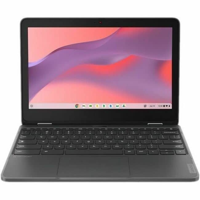 Lenovo - 300e Yoga Chromebook Gen 4 82W2002GUS 11.6" Touchscreen Convertible 2 in 1 Chromebook - HD - Octa-core (ARM Corte - Graphite Gray