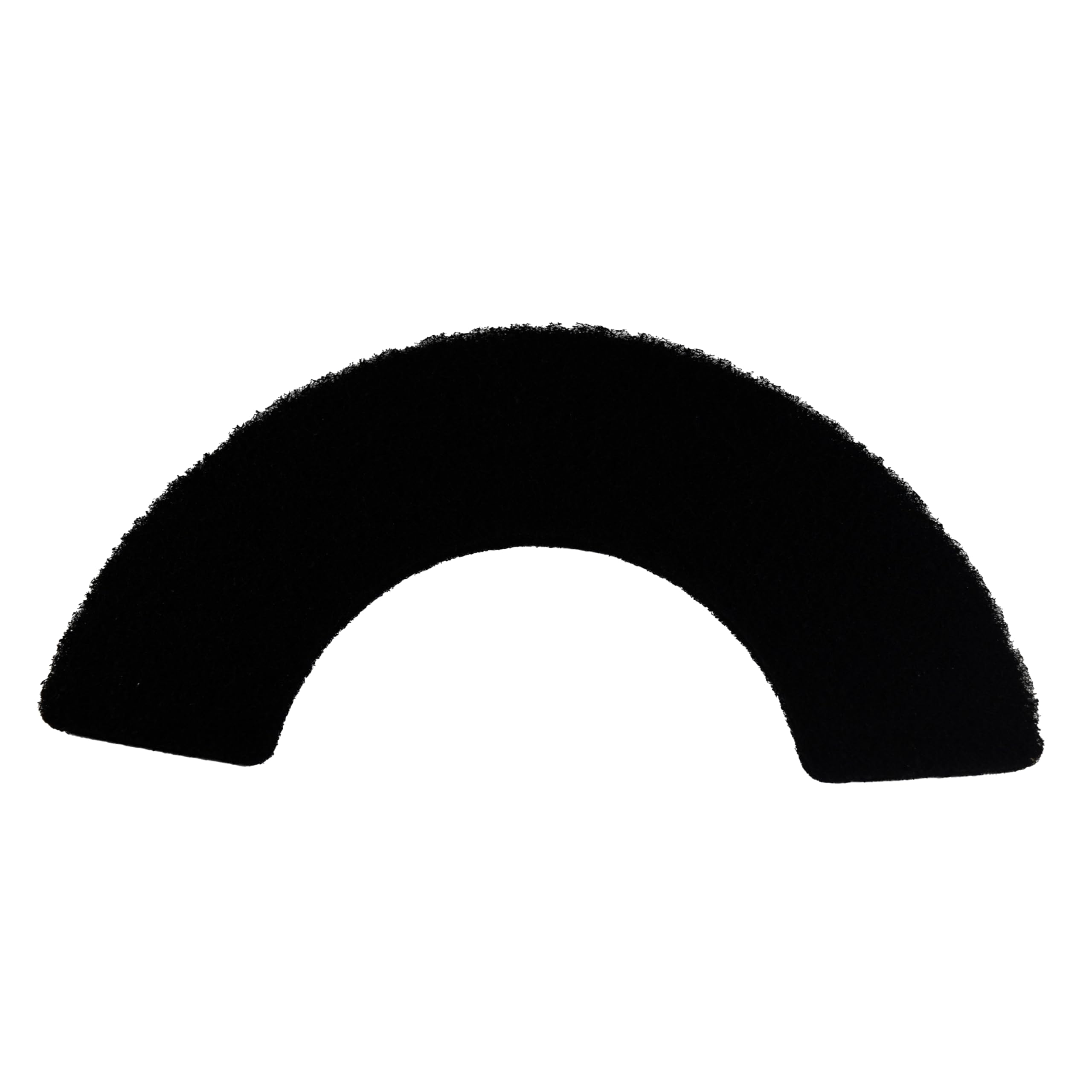 Angle. HQRP - Activated Carbon Litter Box Filters 6-Pack - Replacement for Litter-Robot 4 Odor Control - Black.