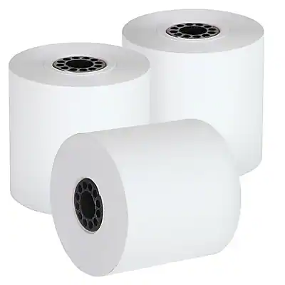Front. Staples - Thermal Paper Rolls, 2 1/4" x 80', BPA Free, 10/Pack - White.