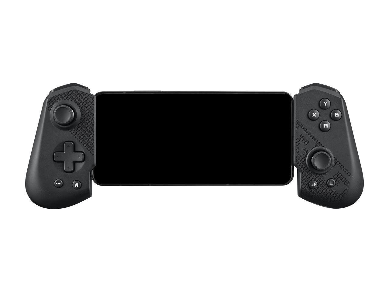 Alt View 7. ASUS - ROG Tessen Gaming Mobile Controller for Android (foldable, RGB lighting, 500Hz polling rate) - Black.