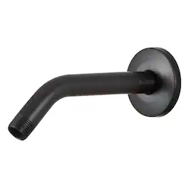 Paradigms Interiors - Shower Arm With Flange Wall Mount Replacement Angle Head Wall mounted For Fixed Handheld Showerhead - Oil Rubbed Bronze-6 in