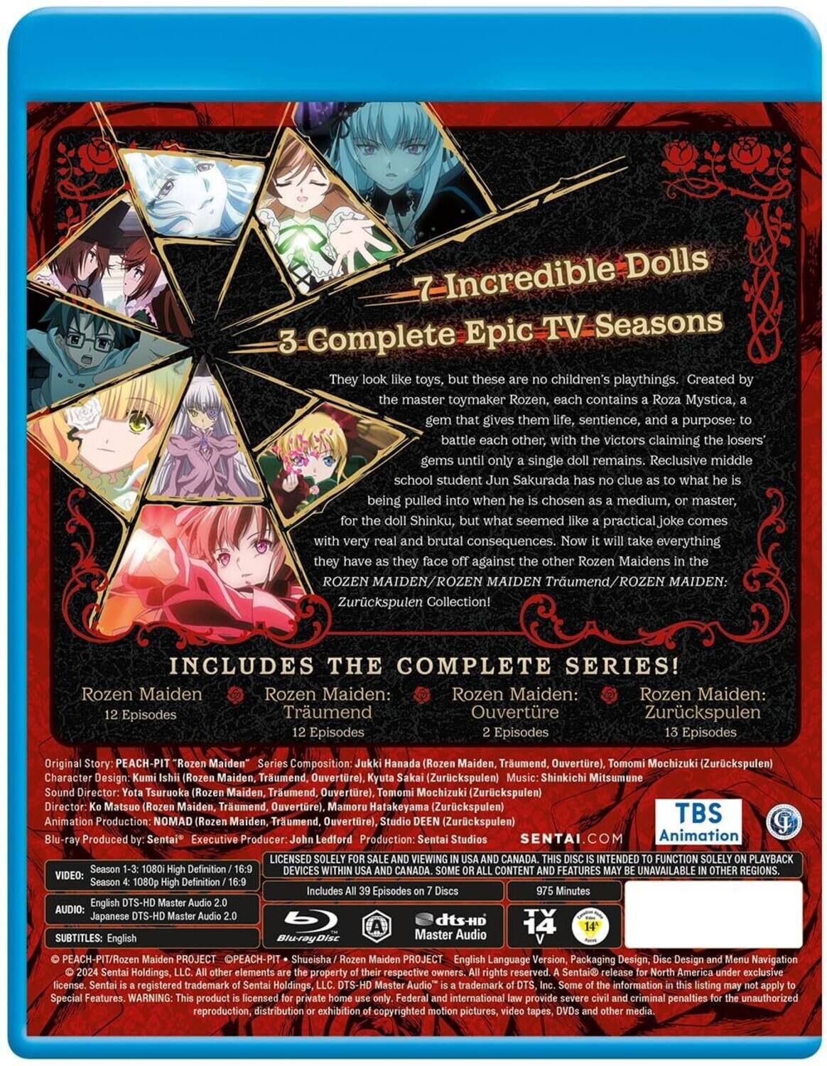 Alt View 1. Rozen Maiden: Complete Collection   - BLU-RAY.