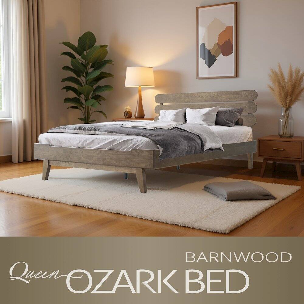 BARNWOOD Queen OZARK BED