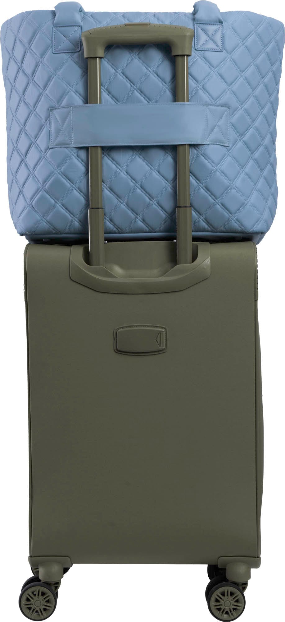 Joan & David 21 Inch Diamond Quilted Puffer Nylon Travel Workbook