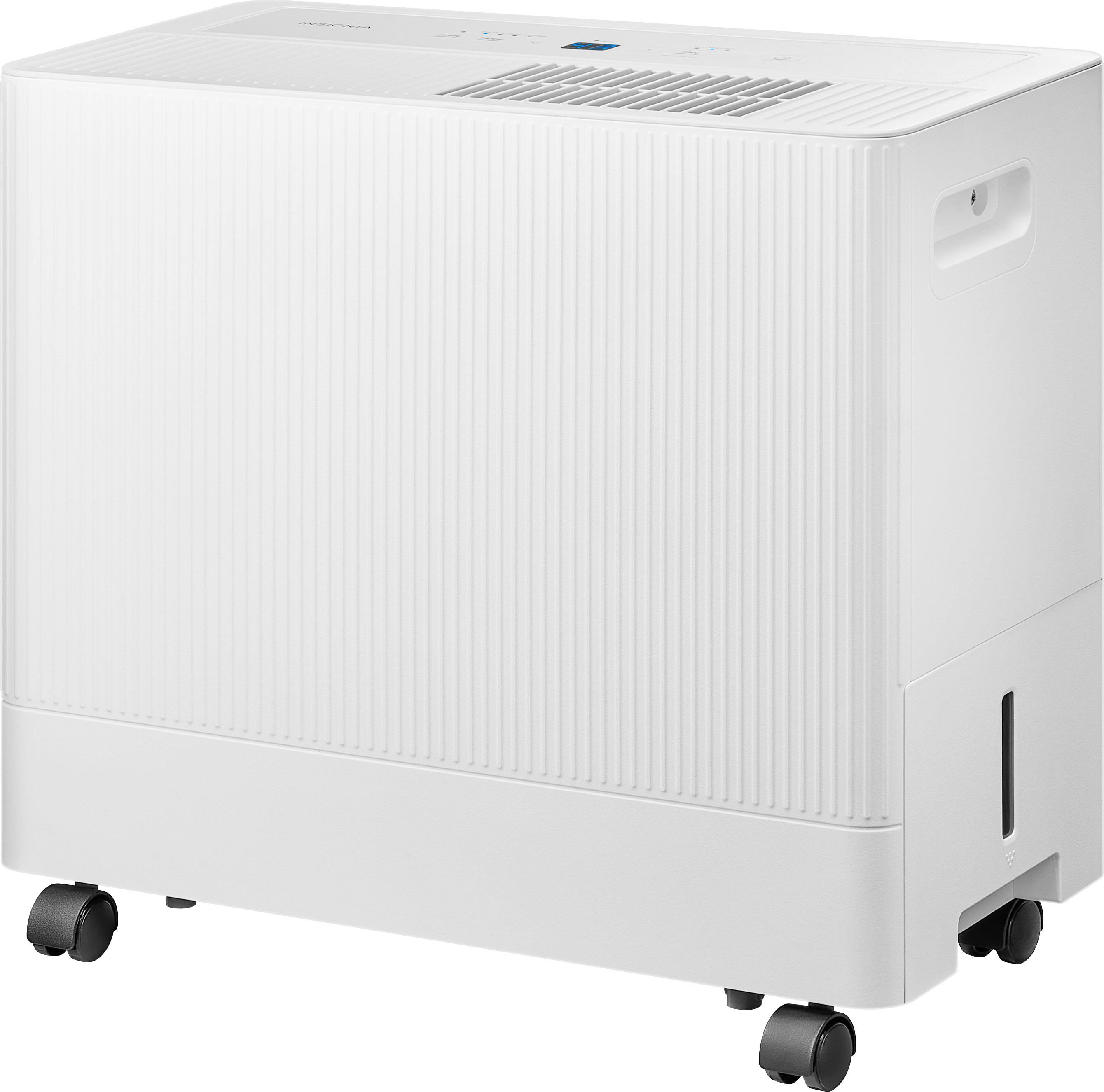 Alt View 15. Insignia™ - 2,000 Sq. Ft. 35-Pint Portable Dehumidifier with 4.86 qt Bucket Capacity and ENERGY STAR Certification - White.