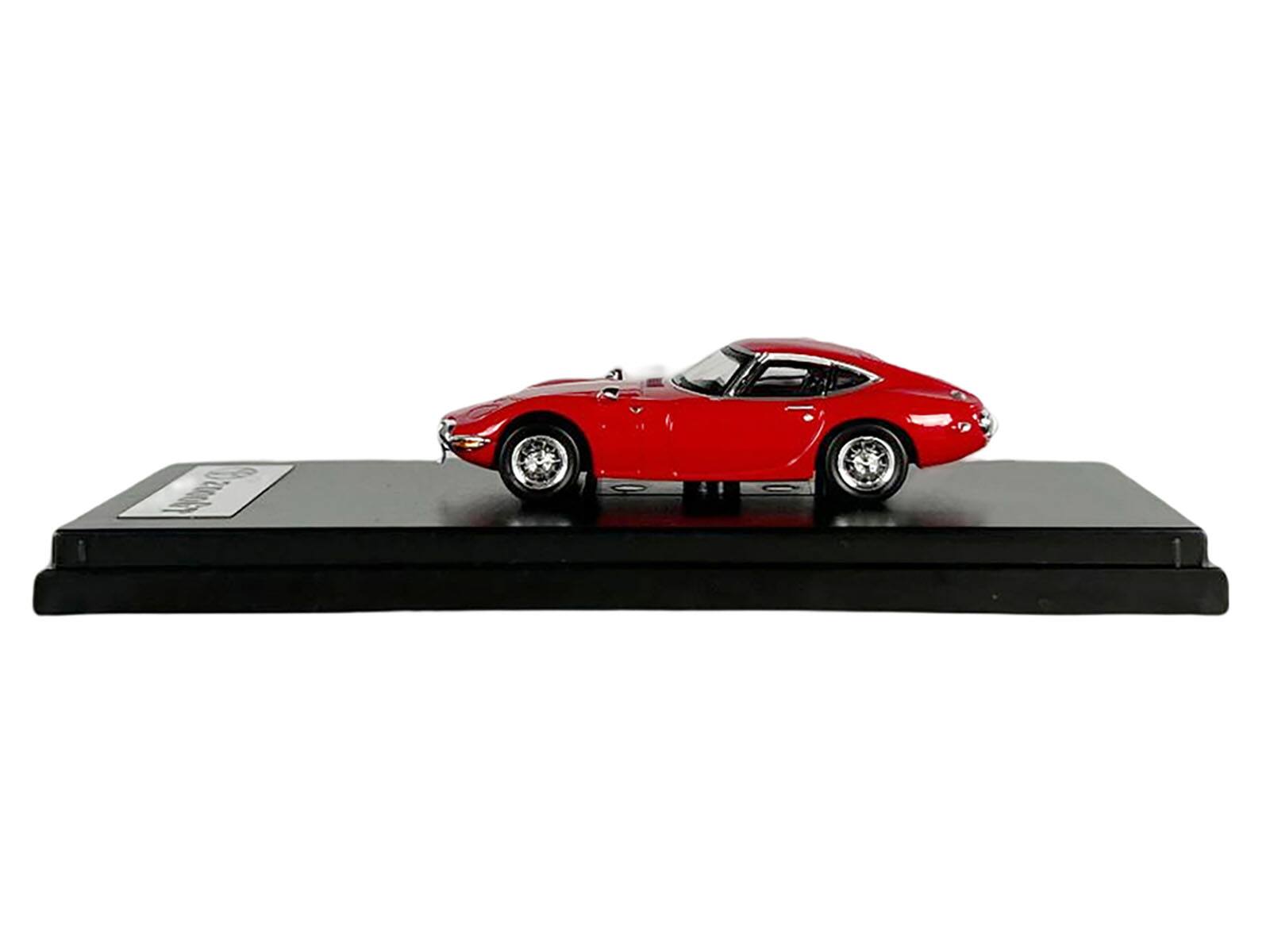 Angle. LCD Models - Toyota 2000GT RHD (Right Hand Drive) Red 1/64 Diecast Model Car by LCD Models - Red.