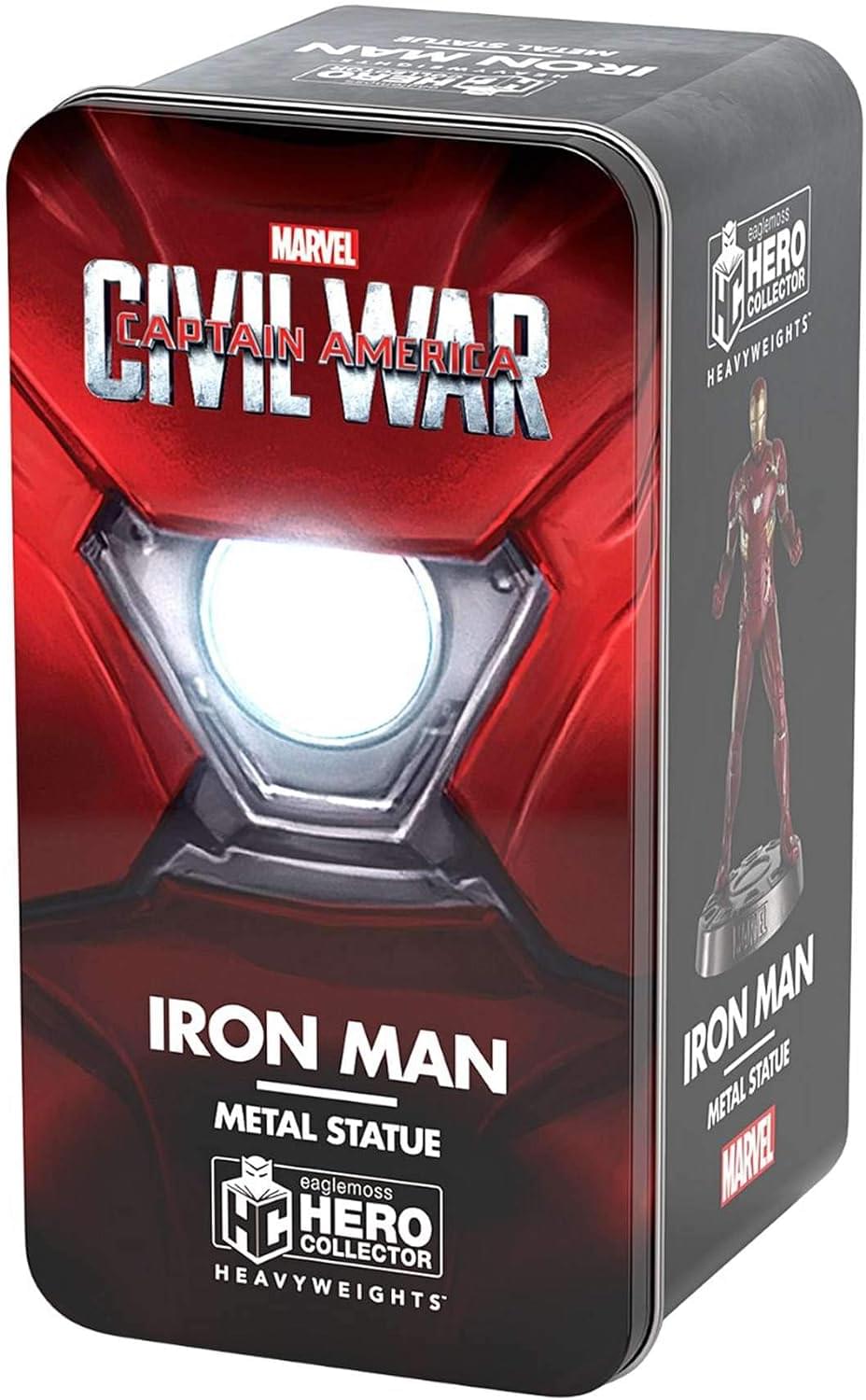 SMS AKTIV MAN FANDIEN IRON MAN TE MARVEL CIVIL WAR CAPTAIN AMERICA eaplemoss HERO COLLECTOR W HEAVYWEIGHTS IRON MAN METAL STATUE eaglemoss HC HERO COLLECTOR HEAVYWEIGHTS E MAN IRON STATUE METAL MARVEL