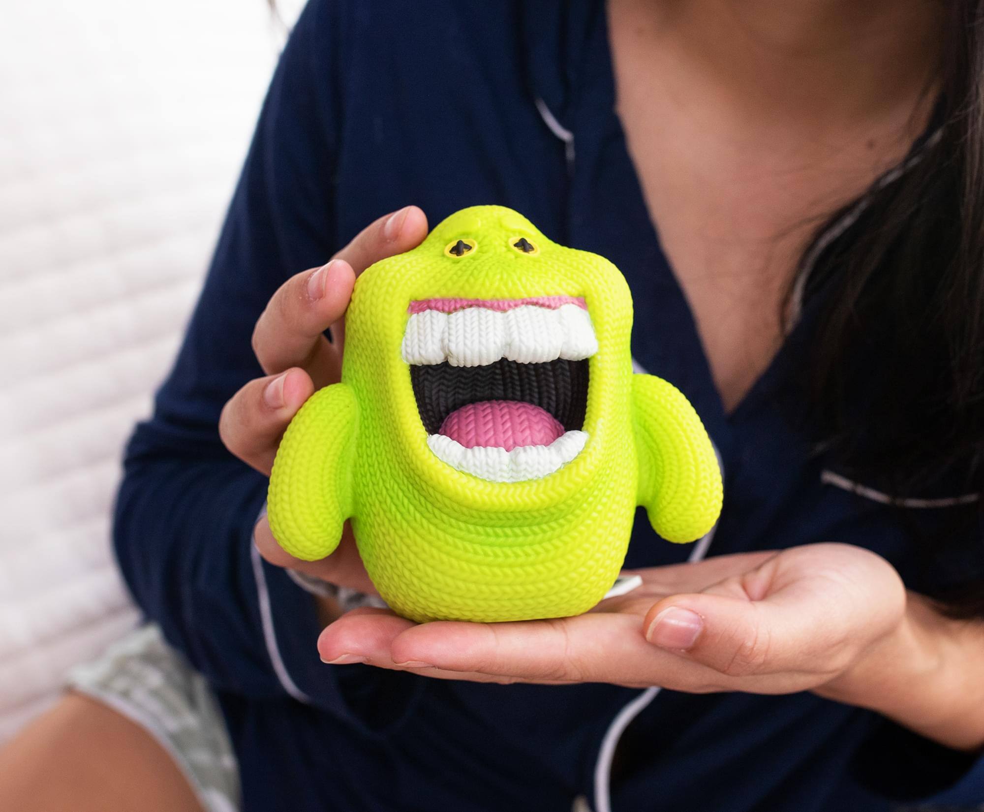 Alt View 2. Crowded Coop - Ghostbusters Handmade By Robots Vinyl Figure | Slimer - Green.