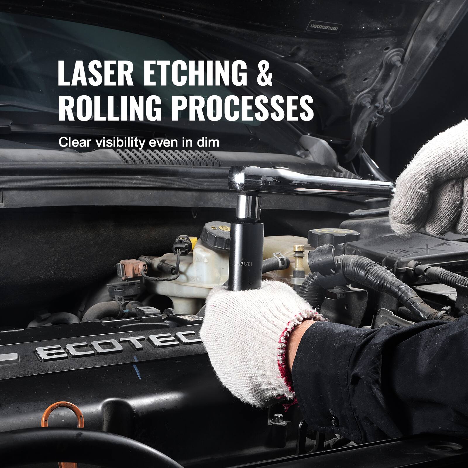 LASER ETCHING & ROLLING PROCESSES  
Clear visibility even in dim light  

ECOTEC