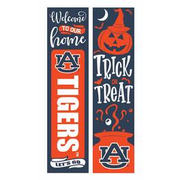 Evergreen Enterprises - Auburn Tigers 47" Double Sided Halloween Leaner Fan Sign - Multicolor