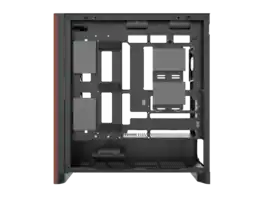 Thermaltake - S370 WS Mid Tower - Wood Trim, 4x120mm Fans, 360mm Rad, 410mm GPU - Wood Front Trim