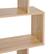 Alt View 7. Homcom - 75.5"H Bookcase 6 Shelf S-Shaped Bookshelf Wooden Storage Display Stand Shelf Organizer Free Standing - Natural Wood.