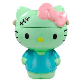 Silver Buffalo - Sanrio Hello Kitty Frankenstein Sculpted Ceramic Snack Jar With Lid - Green