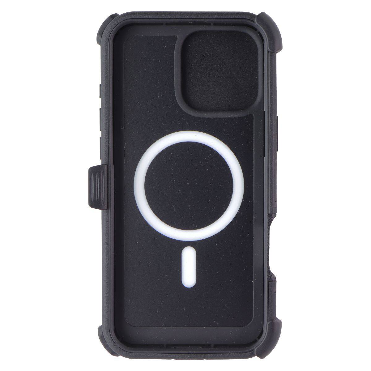 Front. Pelican - Pelican Voyager Case & Holster for MagSafe for iPhone 16 Pro Max - Black - Black.