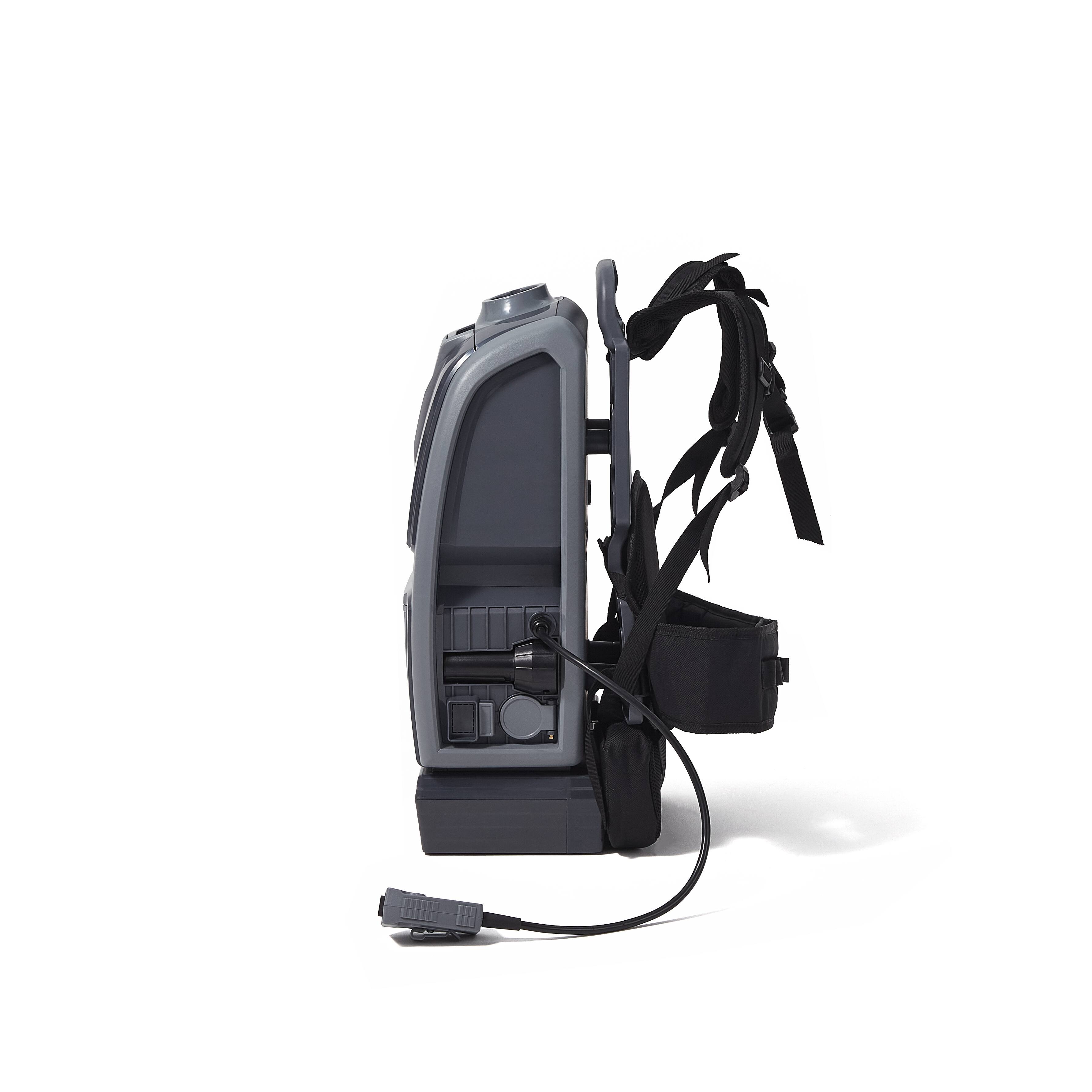 Alt View 8. Dapper Supply - Dapper Commercial Battery Backpack Vacuum 15 lb 6 Qt HEPA Filter 2 in 1 Blower Hard Floors Carpet Stairs Tight - Black.