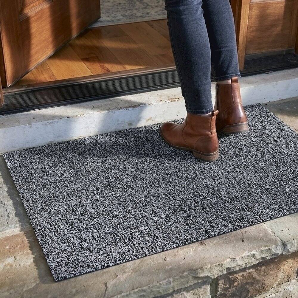Alt View 2. Floortex - Doortex Twistermat Outdoor Entrance Mat, Storm Gray - 36" x 60" - Storm Gray.
