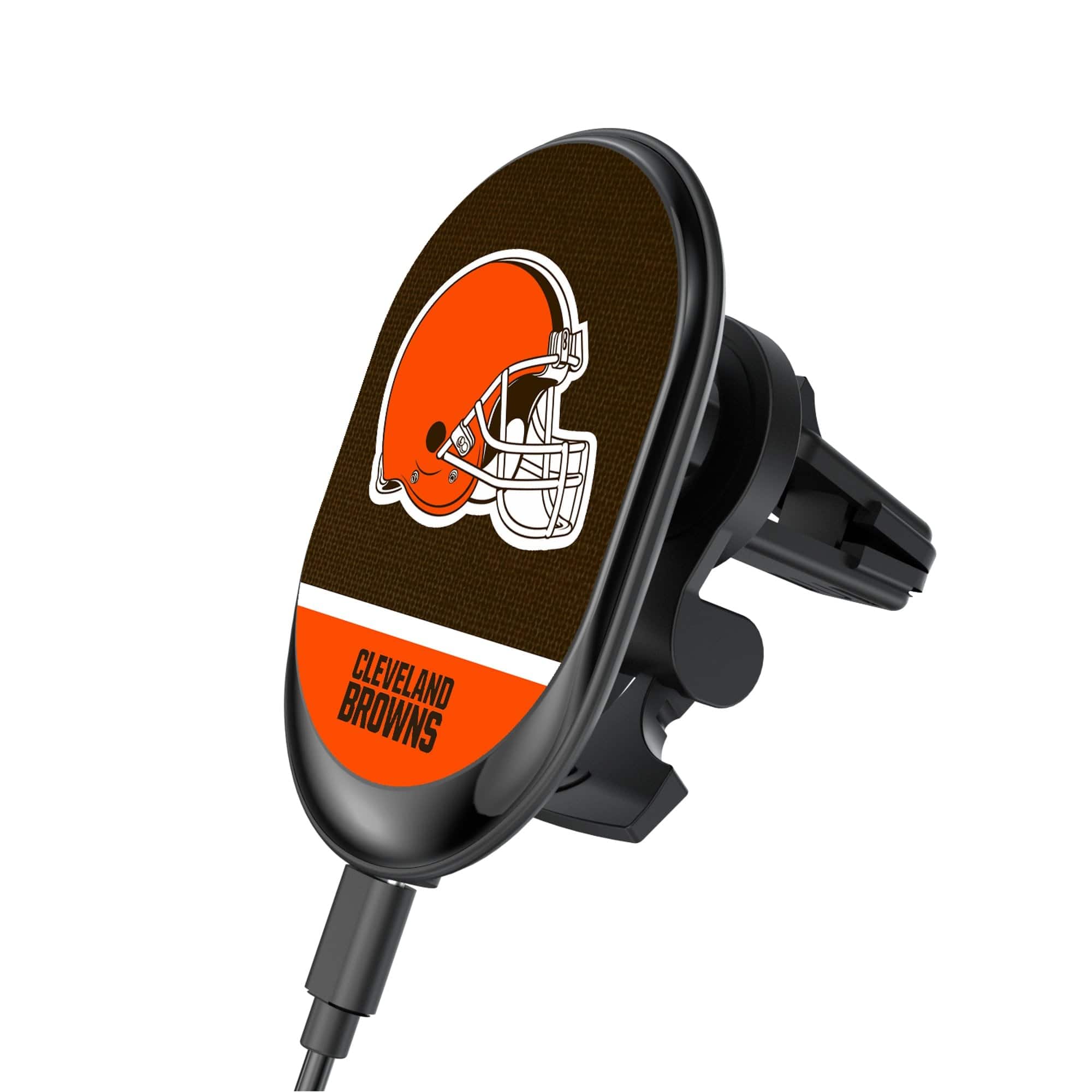 Keyscaper - Cleveland Browns Wireless Magnetic Car Charger - Multicolor