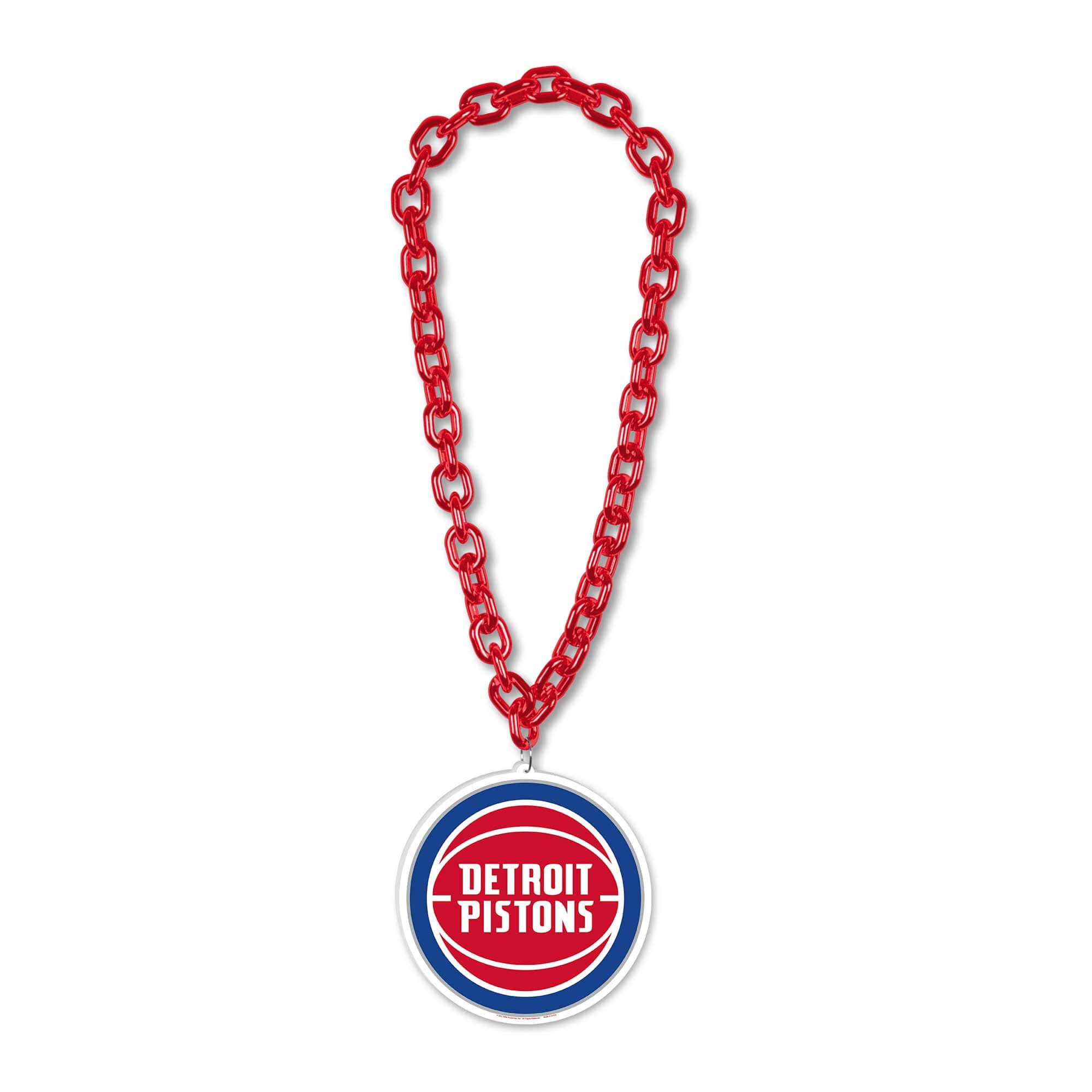 WinCraft - Detroit Pistons Big Chain Logo Necklace - Multicolor