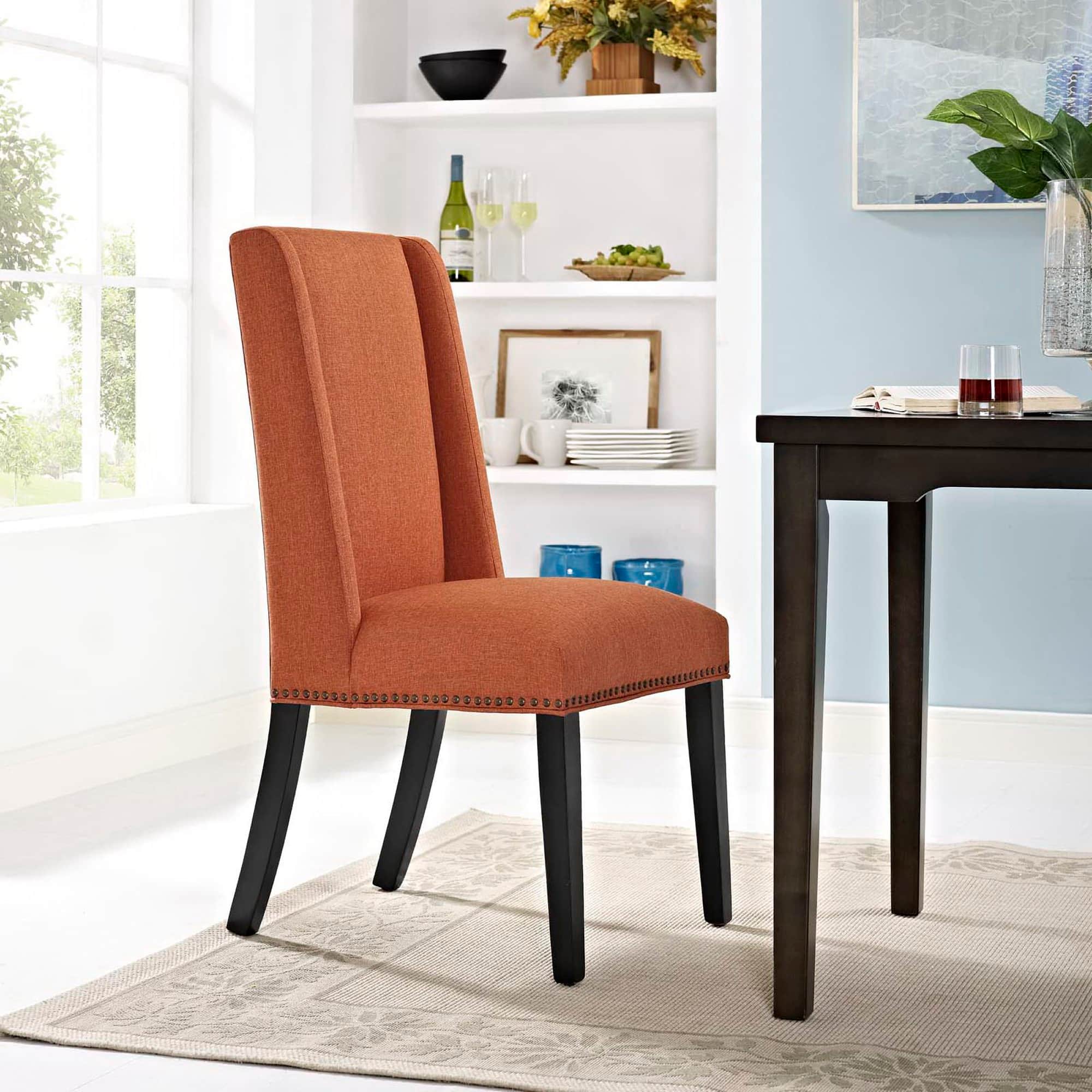 Modway Baron Fabric Dining Chair - Thumbnail 3
