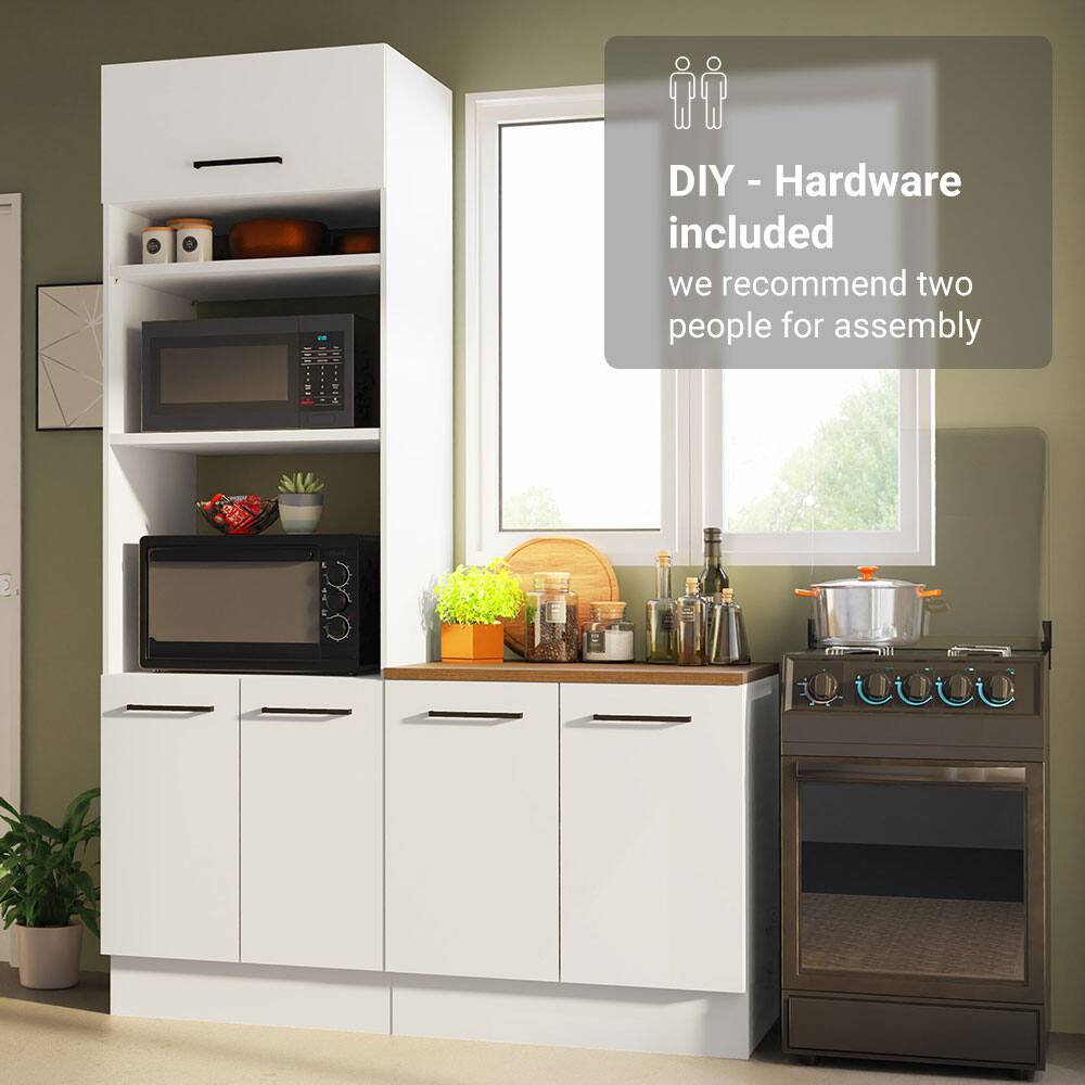 DIY - Hardware included  
we recommend two people for assembly