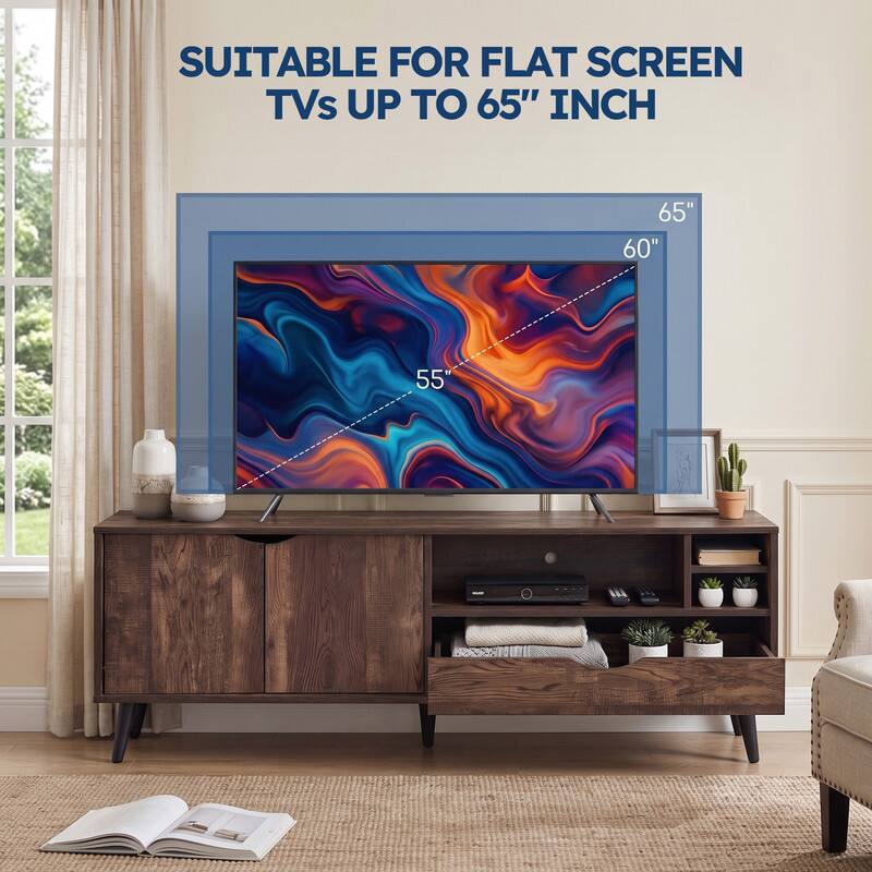 SUITABLE FOR FLAT SCREEN TVs UP TO 65" INCH

65" 60" 55"