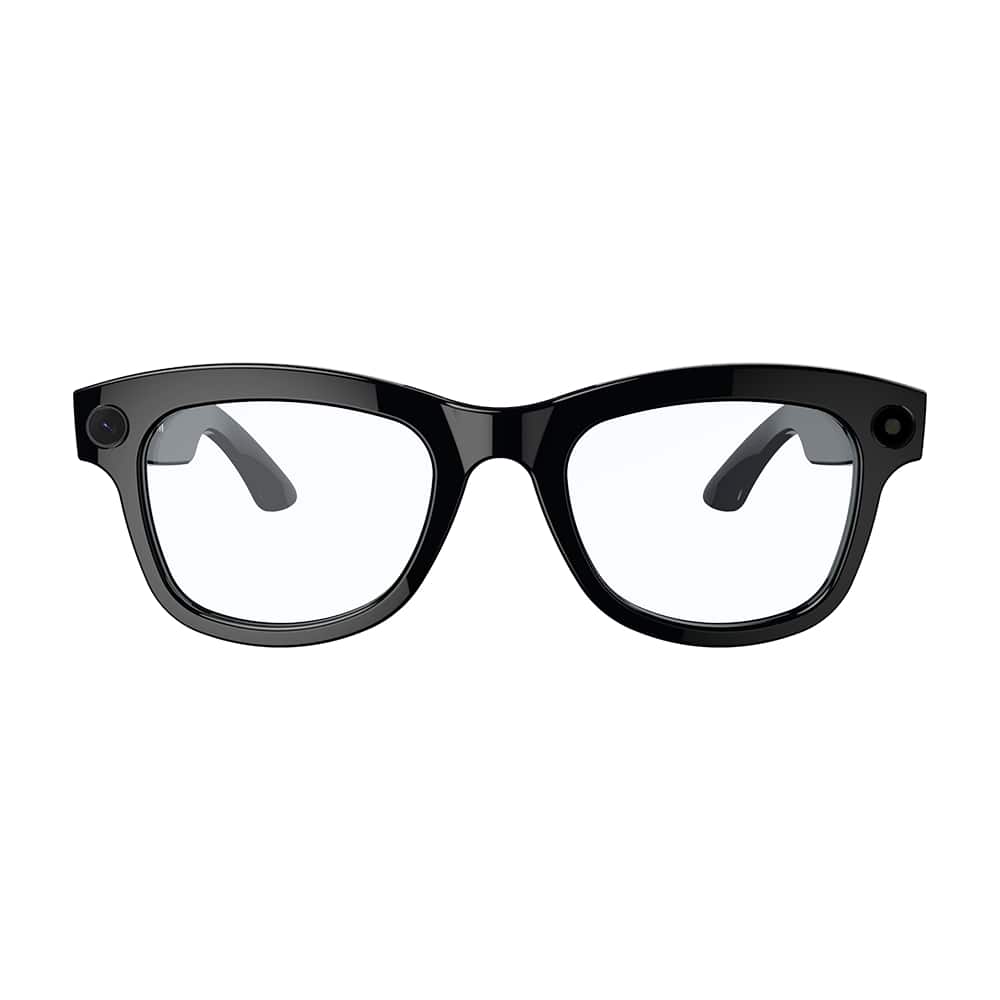 PRIMEPLUS - Smart Translation Glasses 8MP Video Image Stabilization Real-time Translation 4K Smart Glasses with Camera- Anti- blue - Black- Blue Light Blocking