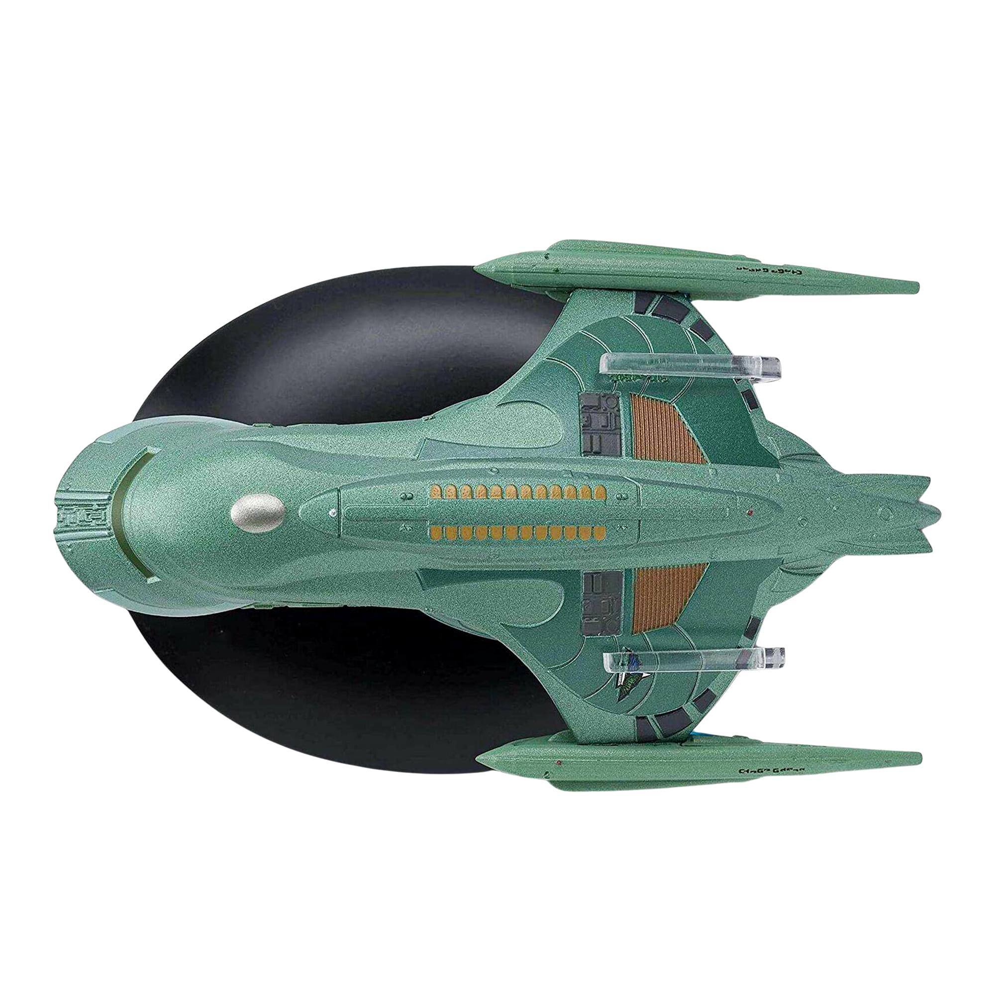 Alt View 2. Eaglemoss - Eaglemoss Star Trek Starship Replica | Romulan Shuttle - Green.