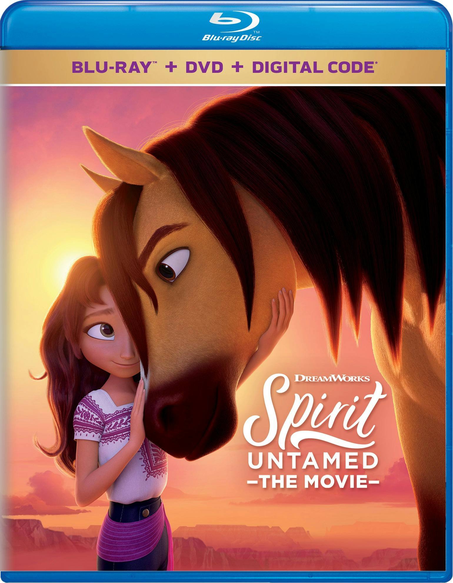 Front. Spirit Untamed (with DVD) [Blu-ray].