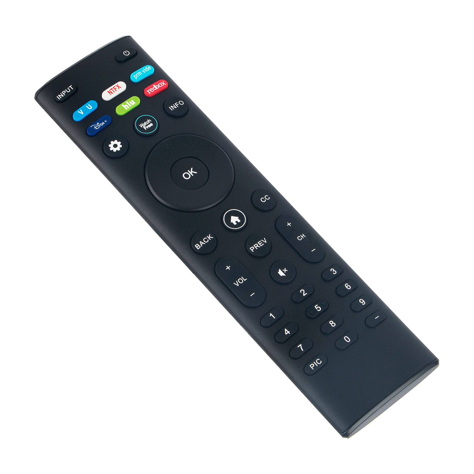 INPUT NTFX V U hlu INFO Disw Watch Free  
OK  
CC  
+ BACK CH PREV - + x 3 VOL 6 I 2 5 1 8 4 0 7 PIC  
9
