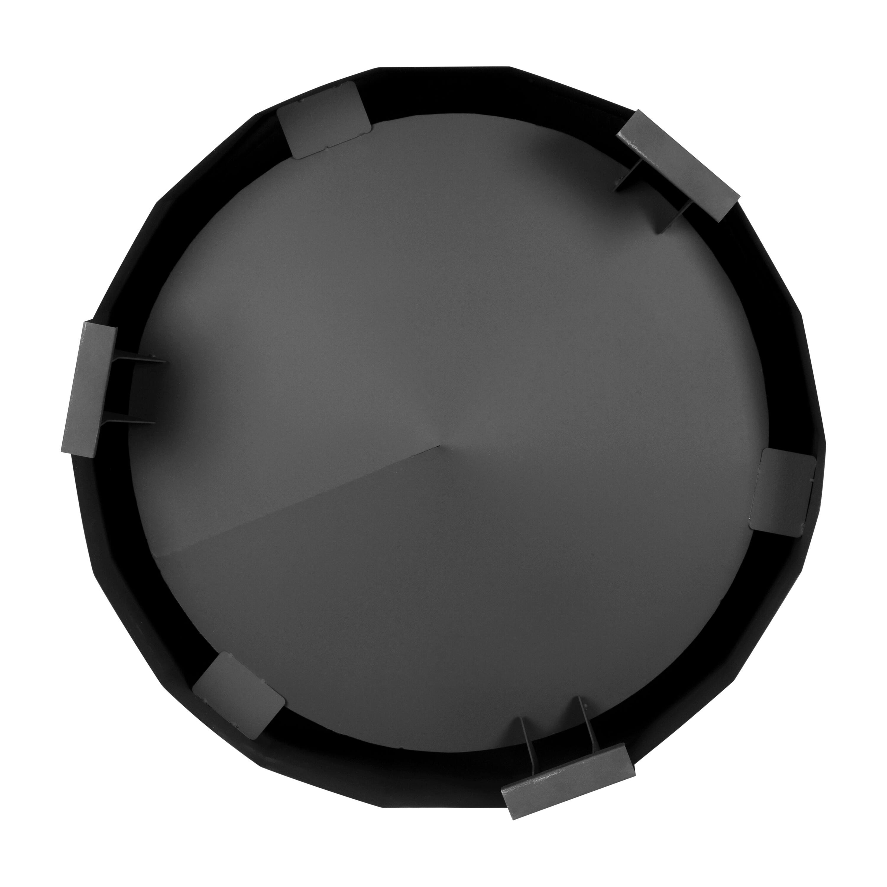 Alt View 9. Emma + Oliver - Hestia Steel Portable Smokeless Wood Burning Firepit with Waterproof Cover for Outdoor Use - Black.