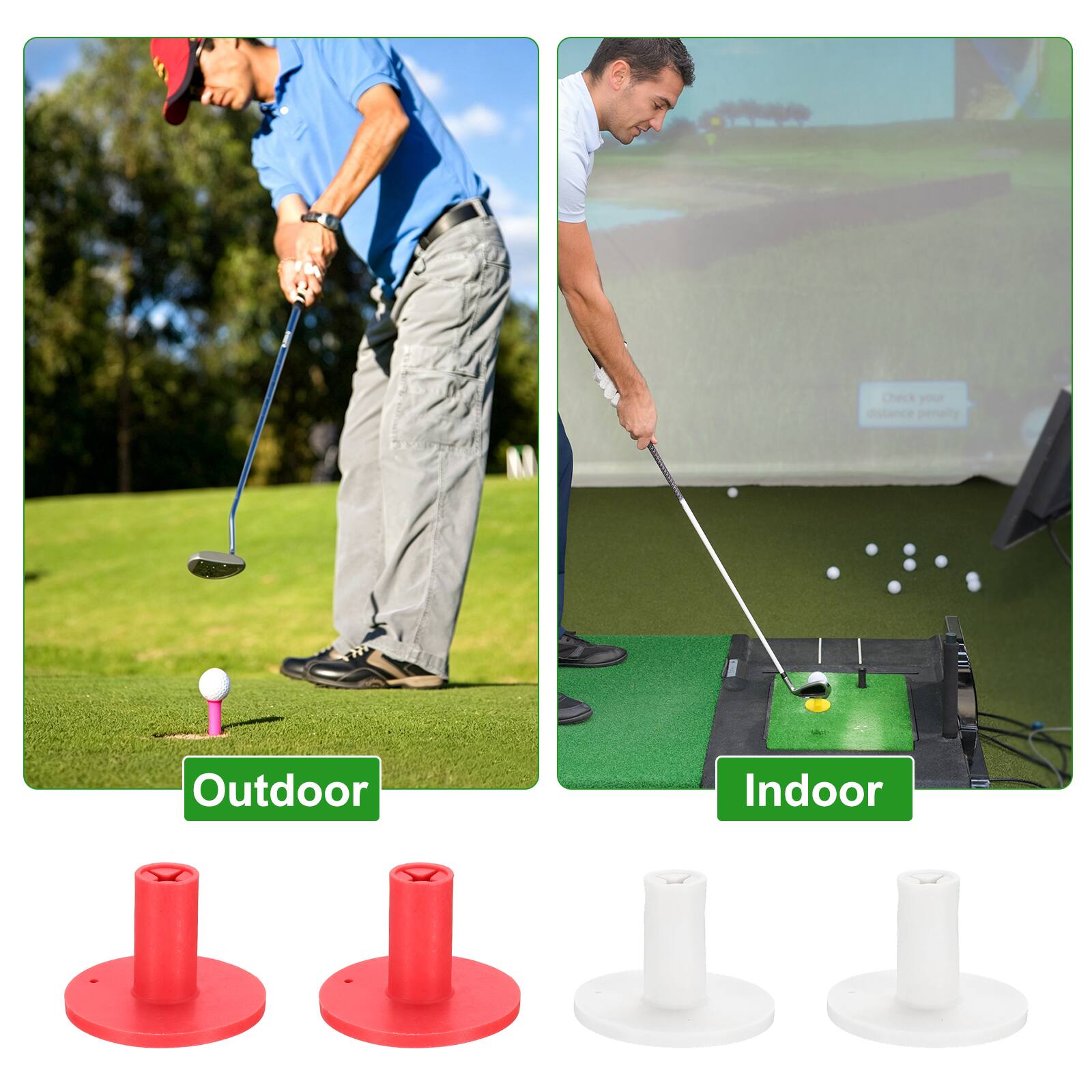 Check your distance penalty  
Outdoor  
Indoor