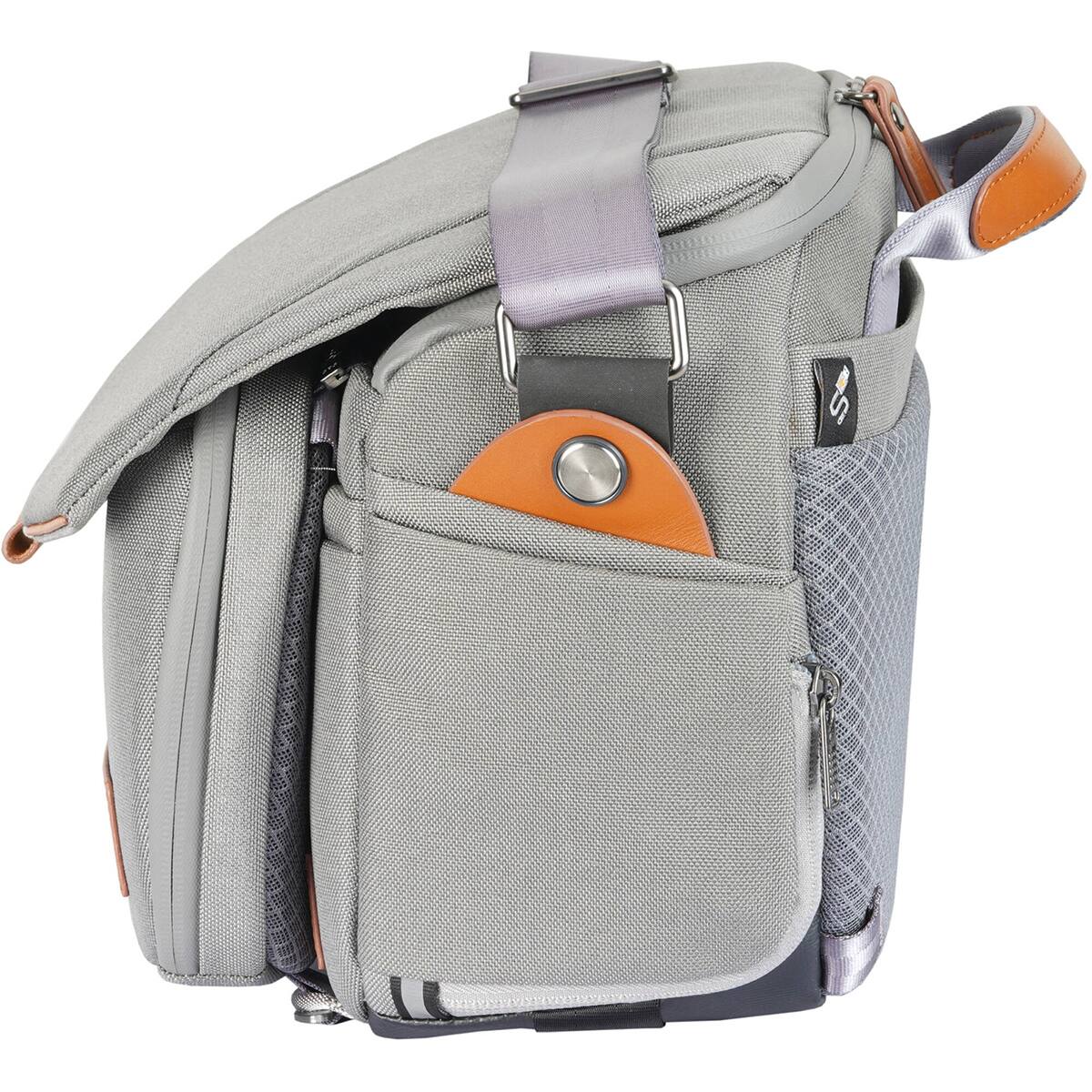Alt View 6. Vanguard - Vanguard VEO City S30 7L Cross-Body Camera Shoulder Bag with Pouch - Gray.