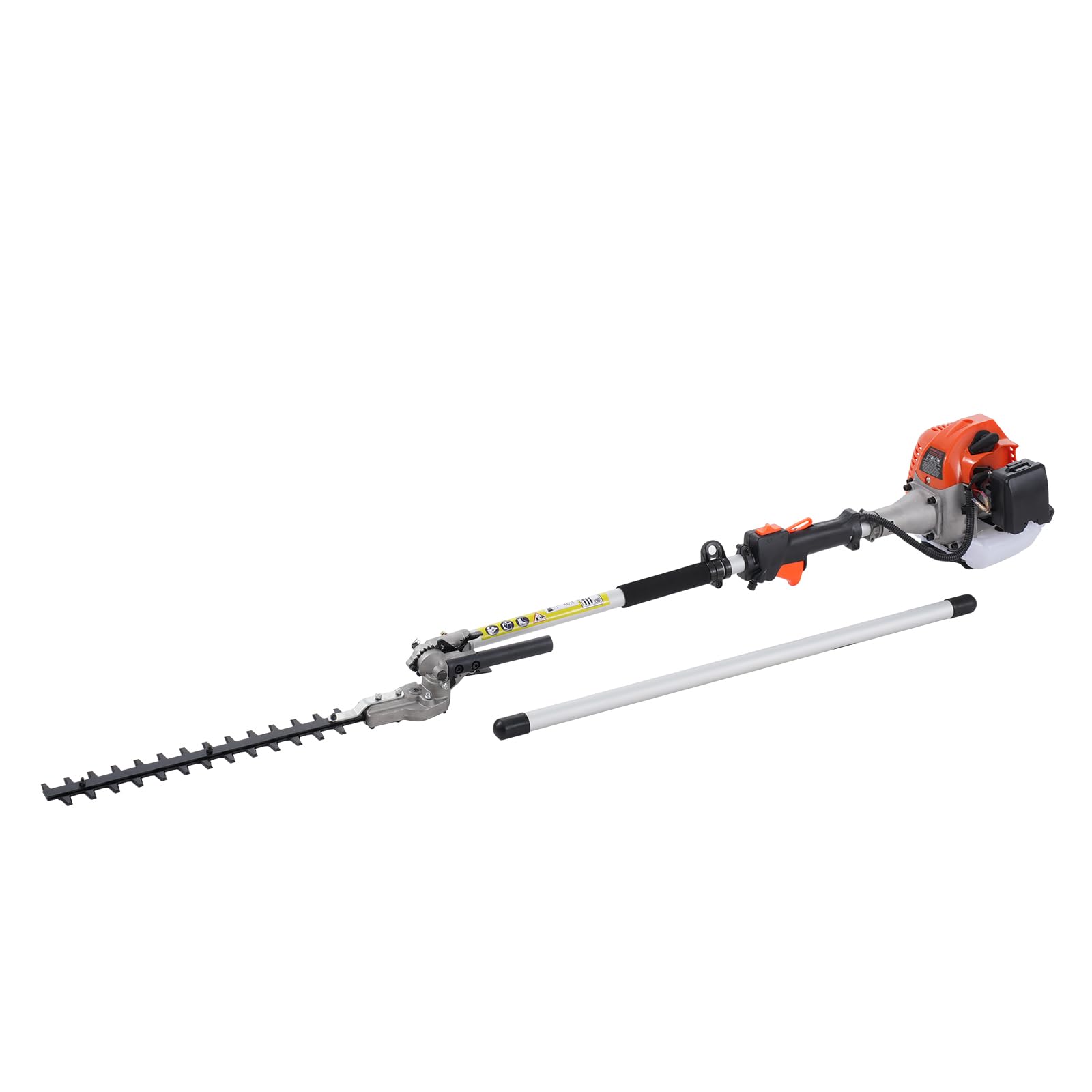 Alt View 6. JETRANSPORT - 5-in-1 26cc 2 Cycle Gas Dual Sided Hedge Trimmer  Weed Eater String Edger Pole Chainsaw Pruner With Epa Ce And - 26cc 2 Stroke Gas Hedge Trimmer.