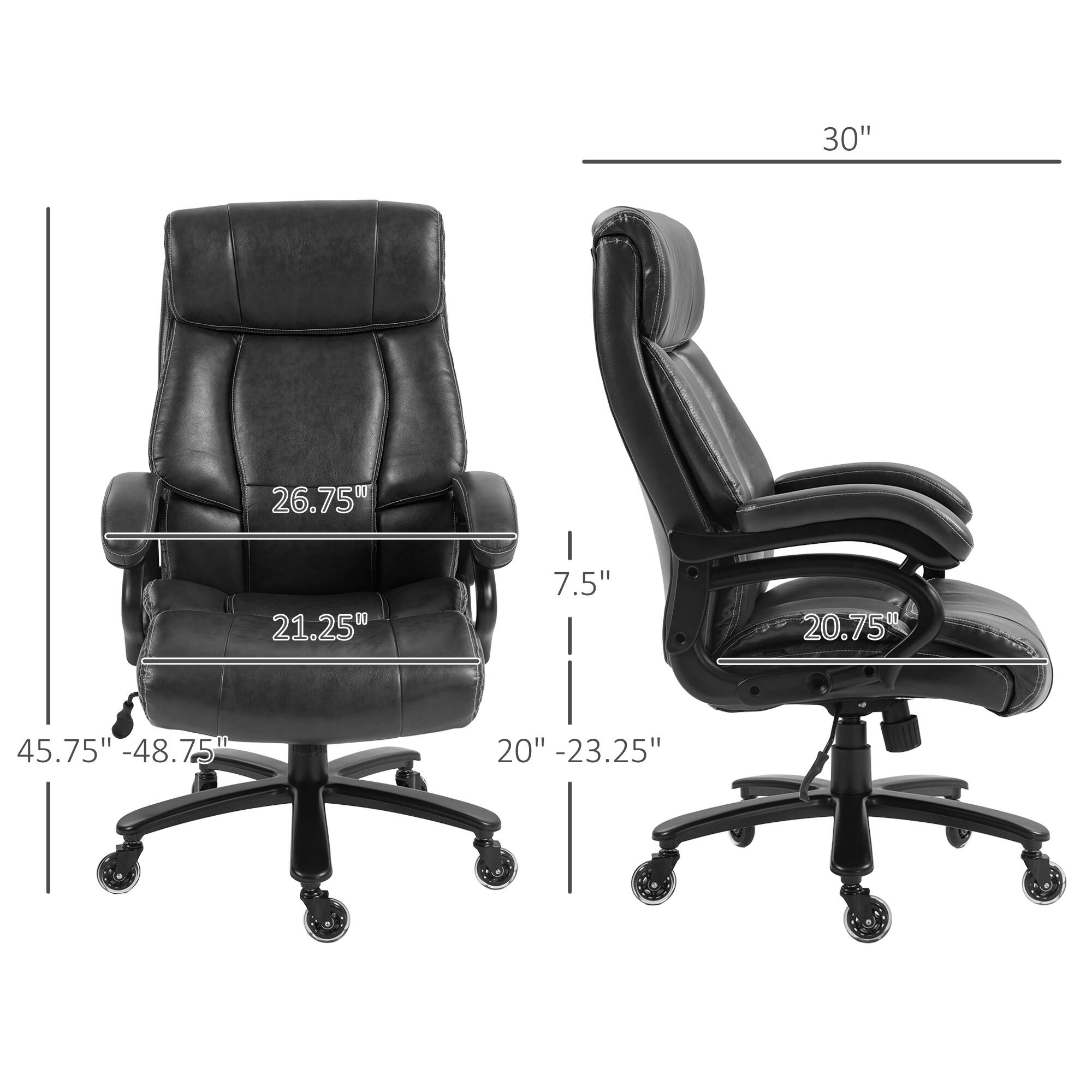 Vinsetto ​​400lbs Executive Office Chair for Big and Tall, High