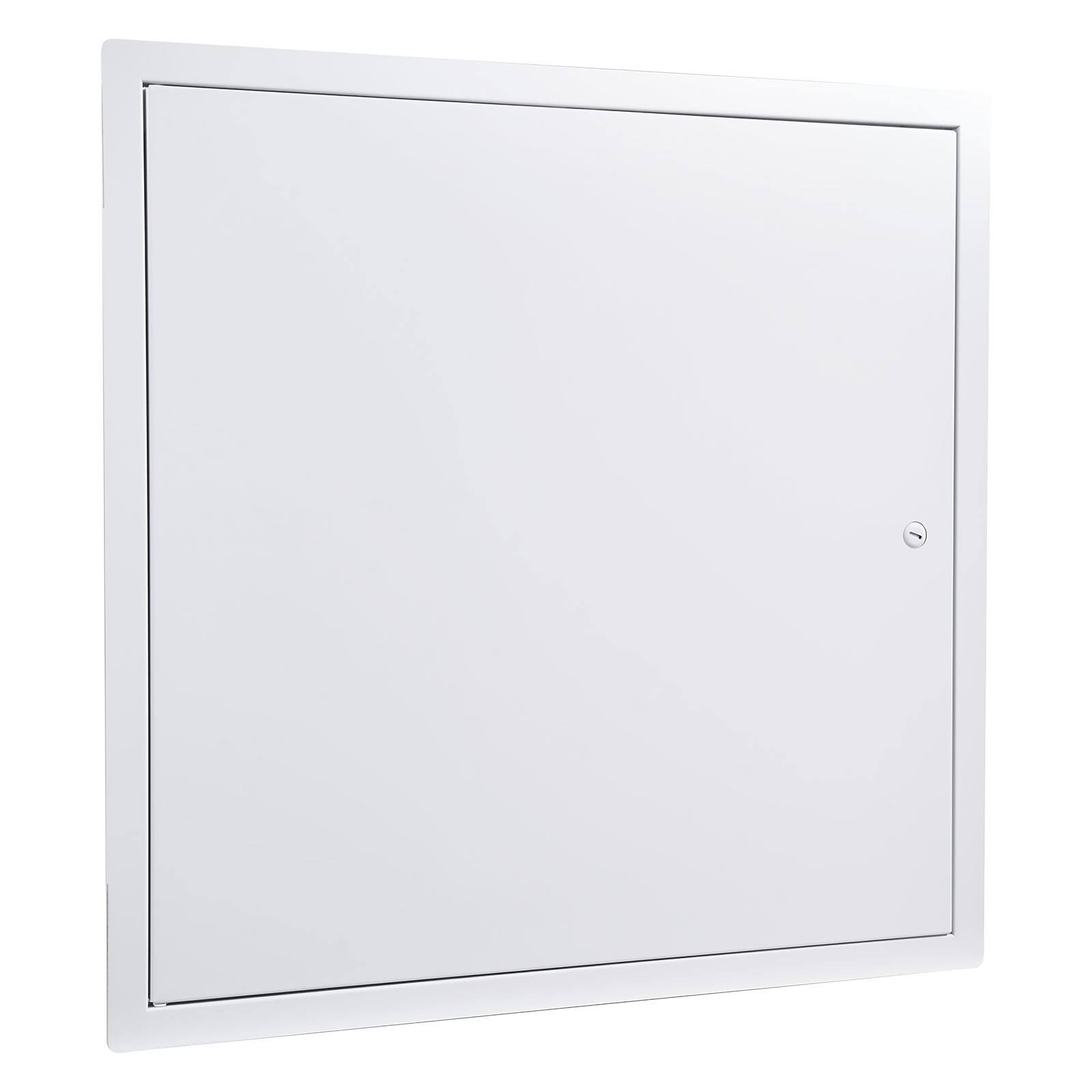 Alt View 5. VEVOR - Access Panel for Drywall, 19.2 x 19.2 in Galvanized Steel Access Door, Easy Install Hinged Service Panel - White.